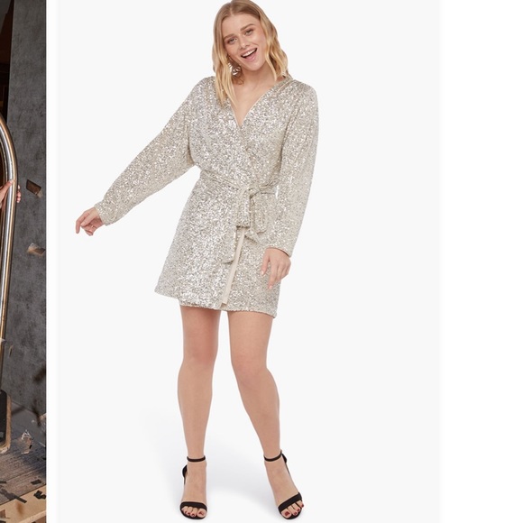 justfab sequin dress JustFab: Black Sequin Dress (Great Gatsby Halloween Costume Idea)